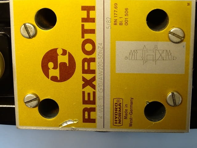 Хидравличен разпределител REXROTH 4WE10G10/AW220-50NZ4 hidraulic valve - снимка 3