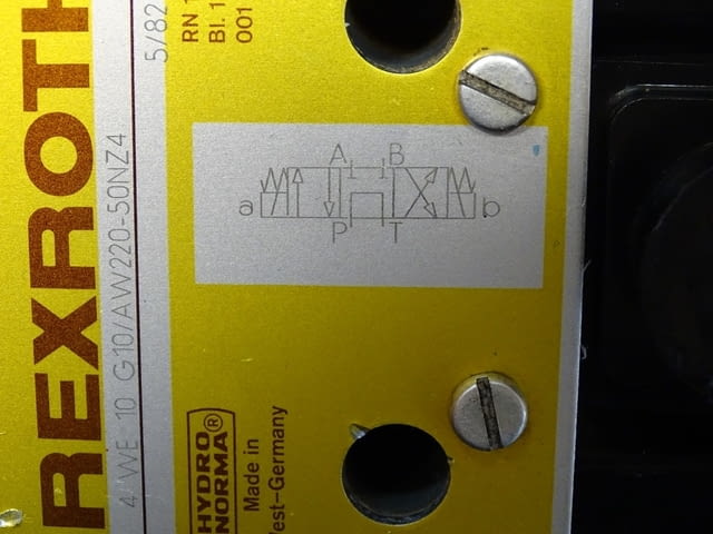 Хидравличен разпределител REXROTH 4WE10G10/AW220-50NZ4 hidraulic valve - снимка 4