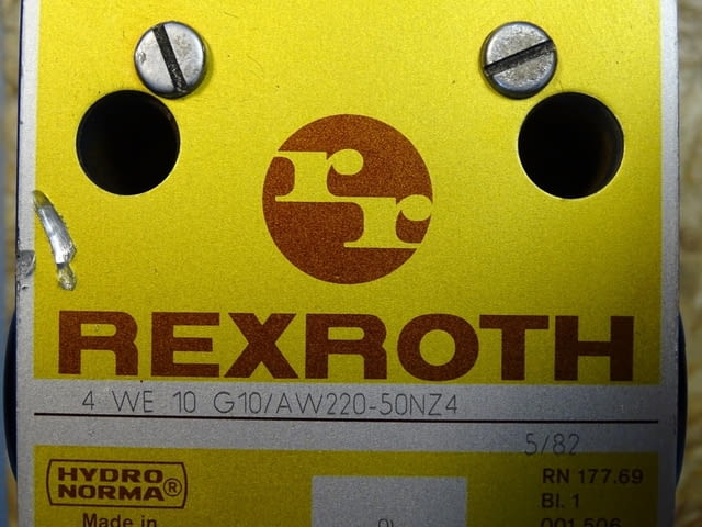 Хидравличен разпределител REXROTH 4WE10G10/AW220-50NZ4 hidraulic valve - снимка 5