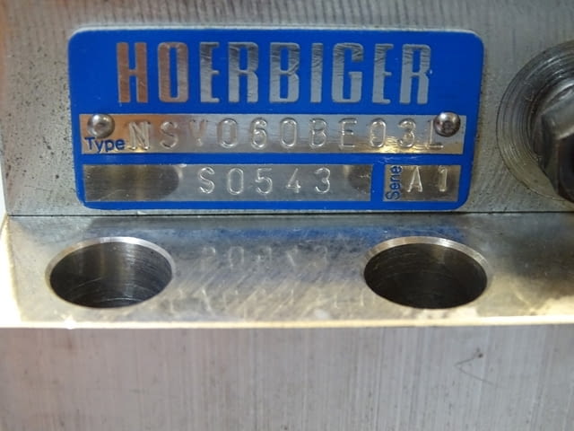 Хидравличен клапан Hoerbiger Hydraulik HB90638-002B suction valve - снимка 2