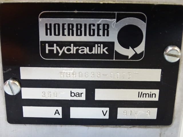 Хидравличен клапан Hoerbiger Hydraulik HB90638-002B suction valve - снимка 3