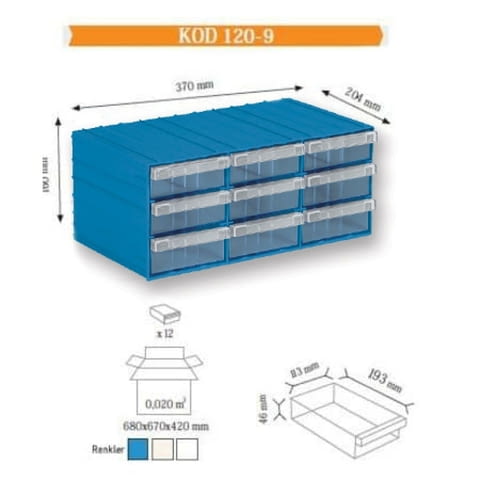 Модулни PVC кутии за съхранение на накрайници, city of Varna | Industrial Equipment - снимка 4
