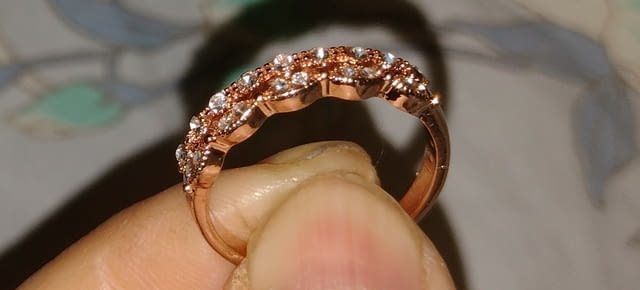 Нежен раздвоен пръстен Gold, Lady's, Warranty - No - city of Bеrkovitsa | Rings - снимка 2