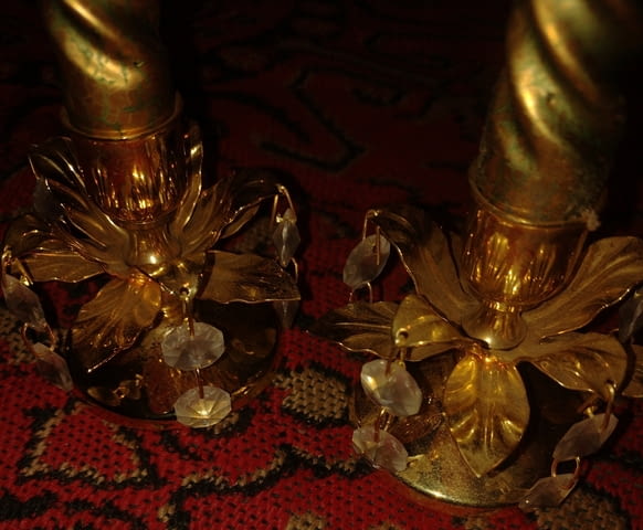 Сет от два свещника с кристали - city of Bеrkovitsa | Lighting - снимка 3