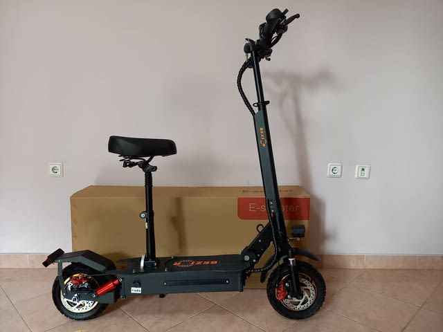 НОВО! Електрически скутер/тротинетка със седалка BEZIOR S1 1000W 13AH - снимка 6