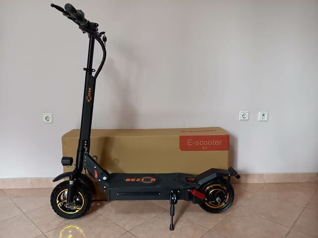 НОВО! Електрически скутер/тротинетка със седалка BEZIOR S1 1000W 13AH - снимка 7