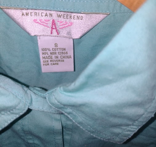 Риза дамска Америкън уикенд Пролет/Лято, Туника, XXS, XS, S, M, L - град Монтана | Дамски Дрехи - снимка 2