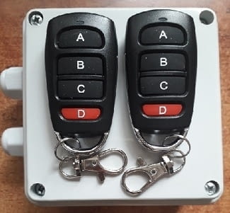 Професионален двигател за ролетка в комплект с централа и две дистанционни - снимка 1