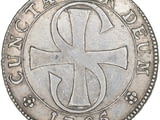 Сребърна монета Швейцария 20 Батцен 1795 г. Свободен град Зо̀лотурн