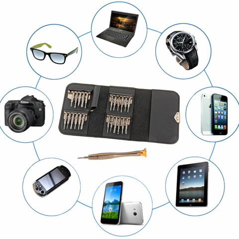 Комплект инструменти за ремонт отверки часовници телефони очила - снимка 1
