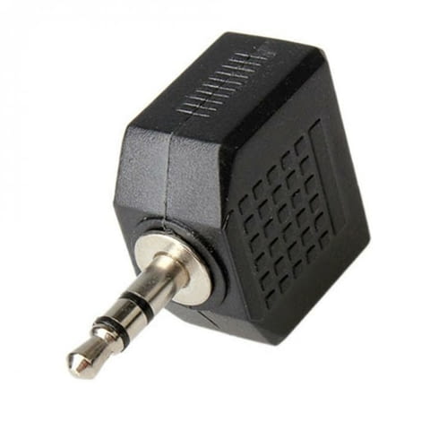 3.5 мм аудио жак разклонител сплитер 3.5 mm за слушалки музика за две слушалки - снимка 1