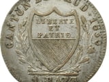 Монета Швейцария 1 Батцен 1830 г. Кантон Во / Вауд