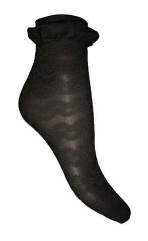 OMSA 20DEN италиански черни, сини, коралени къси модни чорапи над глезени луксозни фигурални чорапи - снимка 2
