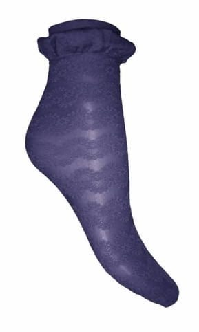 OMSA 20DEN италиански черни, сини, коралени къси модни чорапи над глезени луксозни фигурални чорапи - снимка 3