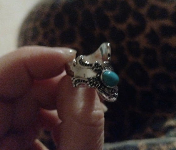 Ергономичен пръстен опал Сребро, Unisex, Tюpĸoaз - град Монтана | Пръстени - снимка 2