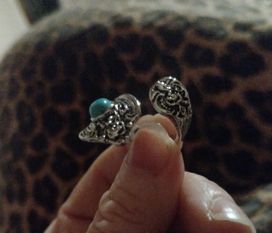 Ергономичен пръстен опал Сребро, Unisex, Tюpĸoaз - град Монтана | Пръстени - снимка 4