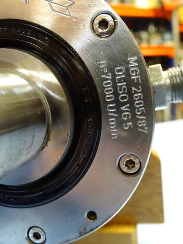 Хидростатичен шпиндел за шлайф MGF 2605/87 Hidrostatic Cylindrical Grinding Spindle - снимка 4