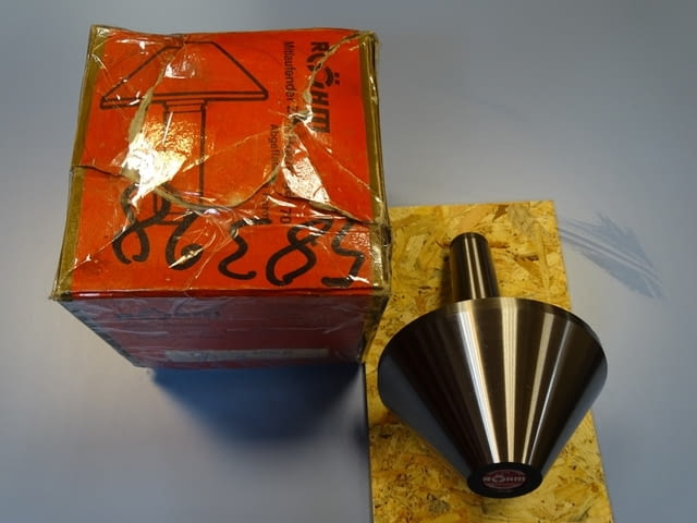 Въртящ център за струг скосен 75° ROHM Centring taper revolv 174A MK5 - снимка 1