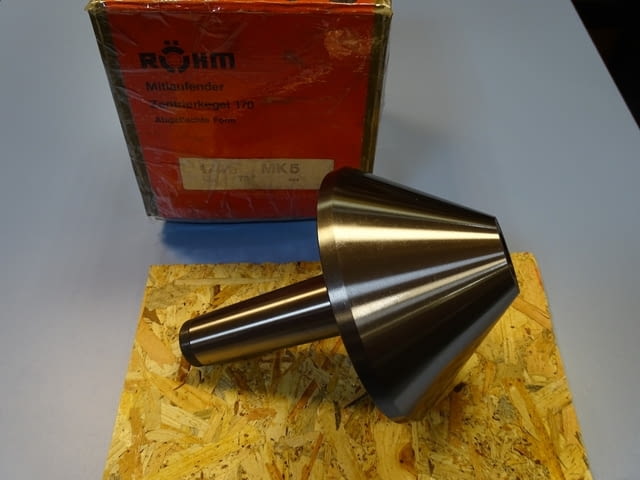 Въртящ център за струг скосен 75° ROHM Centring taper revolv 174A MK5 - снимка 5