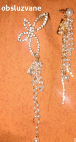 Екстравагантни асиметрични обеци - град Берковица | Обеци - снимка 3