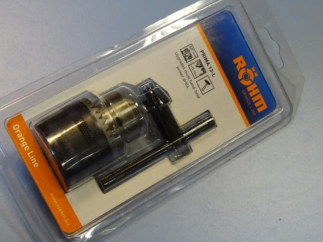 Патронник за бормашина ROHM PRIMA 13-L dril chuck 3/8"-24UNF, град Пловдив - снимка 1