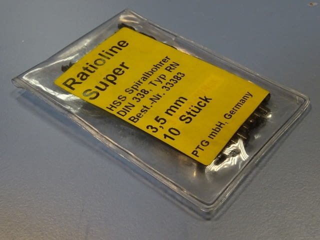 Свердло за метал ф3.5mm Ratioline Super HSS typ RN, град Пловдив | Инструменти - снимка 1
