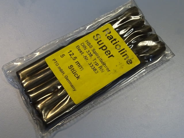 Свердло за метал ф12.5mm Ratioline Super HSS typ RN, град Пловдив | Инструменти - снимка 2