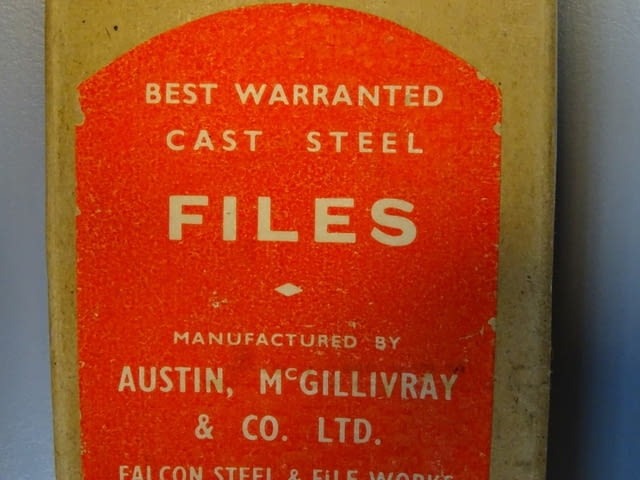 Пила за метал триъгълна 150-215mm Austin McGillivray&CO steel files - снимка 4