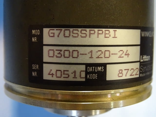Енкодер Litton Servotechnik G70SSPPBI - град Пловдив | Промишлено Оборудване - снимка 3