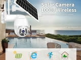 НОВО! Безжична соларна смарт wi-fi камера 4 MP