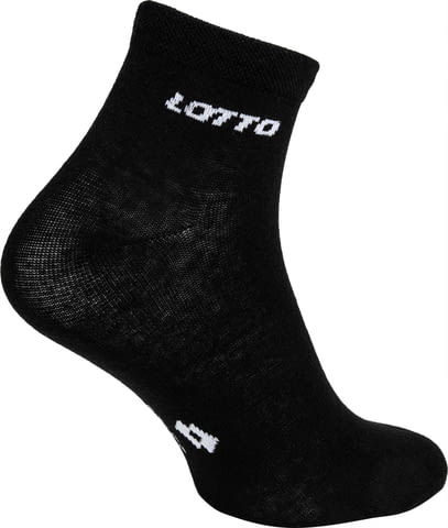 Lotto 35-38, 39-42, 43-46 италиански унисекс черни къси памучни чорапи над глезените памучен чорап - снимка 2
