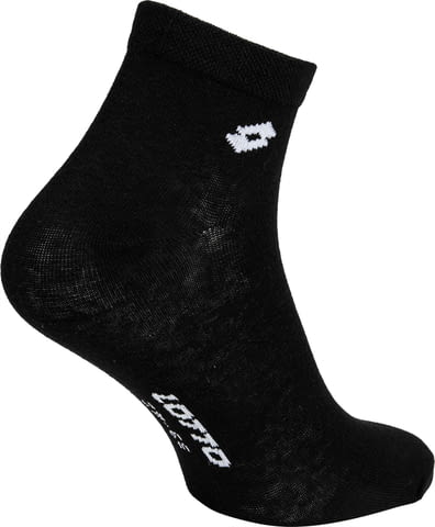 Lotto 35-38, 39-42, 43-46 италиански унисекс черни къси памучни чорапи над глезените памучен чорап - снимка 3
