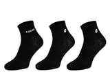 Lotto 35-38, 39-42, 43-46 италиански унисекс черни къси памучни чорапи над глезените памучен чорап