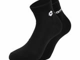 Lotto 35-38, 39-42, 43-46 италиански унисекс черни къси памучни чорапи над глезените памучен чорап