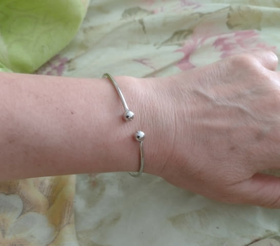 Гривна в сребро Сребро, Дамски, Гаранция - Не - град Монтана | Гривни - снимка 1