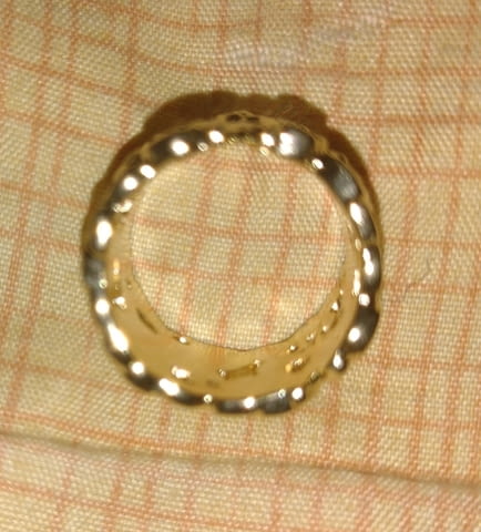 Бляскав пръстен-халка Рози Злато, Unisex, Гаранция - Не - град Берковица | Пръстени - снимка 1