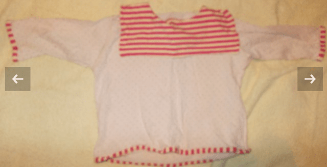Моряшка блузка бебе 6-9 месеца (ръст до 74 см.), Unisex, Блуза - град Берковица | Дрехи - снимка 2