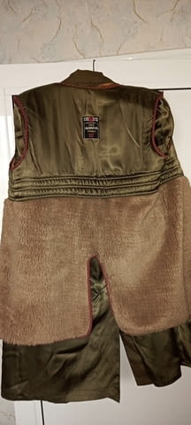 Продавам изгодно военен шлифер XL, Класически, Зелен - град Стара Загора | Мъжки Дрехи - снимка 2