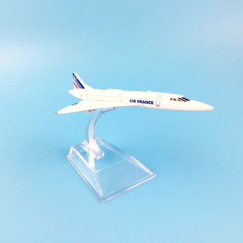Конкорд самолет модел макет метален Air France, city of Radomir | Educational Materials - снимка 5