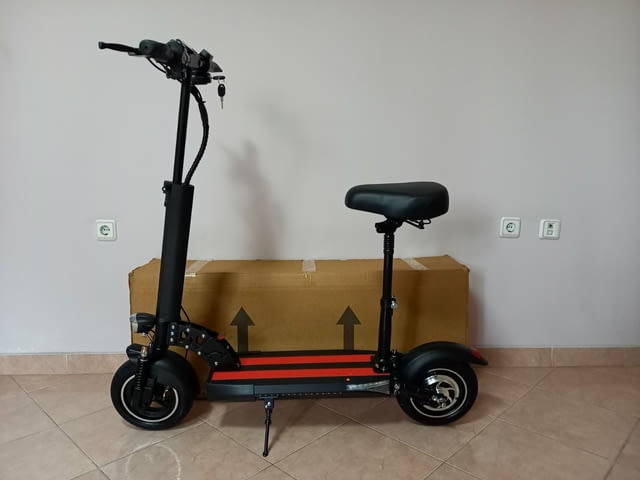 НОВО! Електрически скутер/тротинетка със седалка M1 500W 17.5AH - снимка 7