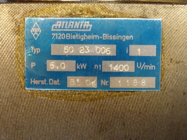 Редуктор ъглов конически Atlanta TYP 50 23 006, city of Plovdiv | Industrial Equipment - снимка 4