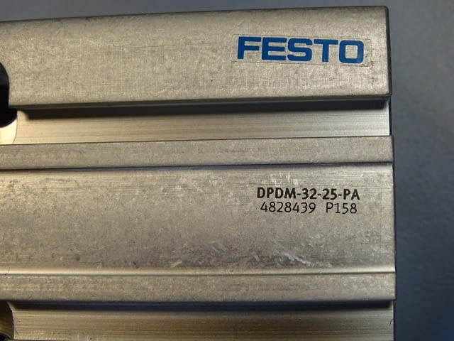 Пневматичен цилиндър Festo DPDM-32-25-PA compact air cylinder - снимка 2