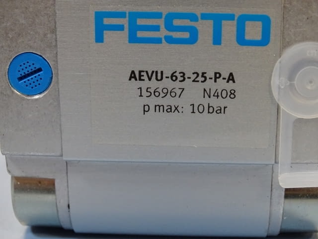 Пневматичен цилиндър Festo AEVU-63-25-P-A compact air cylinder - снимка 2