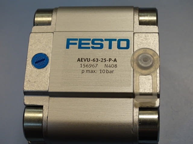 Пневматичен цилиндър Festo AEVU-63-25-P-A compact air cylinder - снимка 7