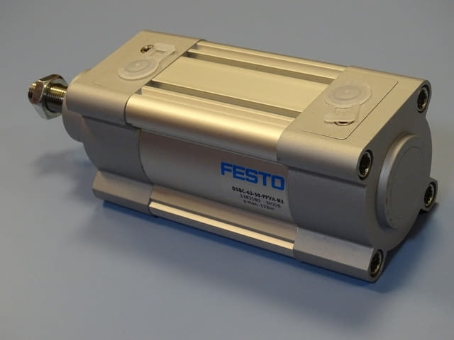 Пневматичен цилиндър Festo DSBC-63-50-PPVA-N3 compact air cylinder - снимка 3