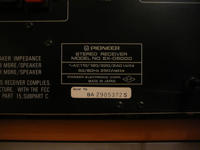 Pioneer sx-d5000 - град Пазарджик | Ресийвъри / Усилватели - снимка 11