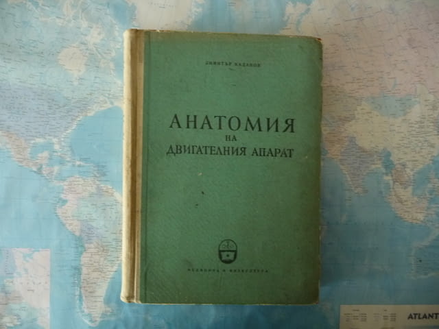 Анатомия на двигателния апарат Димитър Каданов скелет кости мускули - снимка 1
