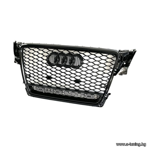 Решетка RS4 дизайн с Quattro за Ауди А4 B8 PF Audi, A4 - city of Sofia | Cars & SUV - снимка 3