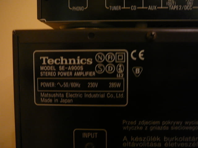Technics su-c800u i se-a900s /2 - city of Pazardzhik | Amplifiers & Boards - снимка 7