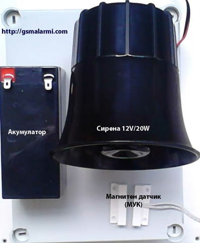Гсм WiFi алармена система СМ12 с управление от смартфон, град София | Охранителни Системи